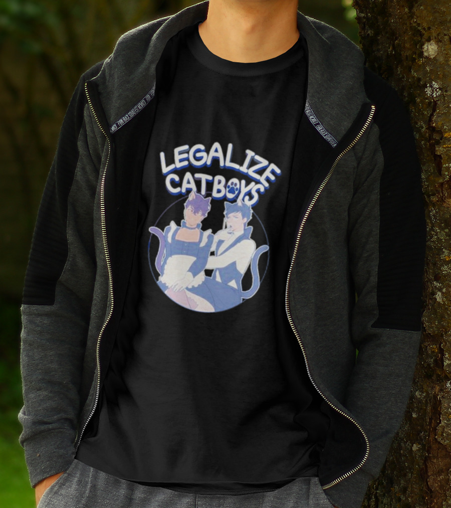 Legalize Catboys Dan And Phil-Inspired Fandom Concept T-Shirt