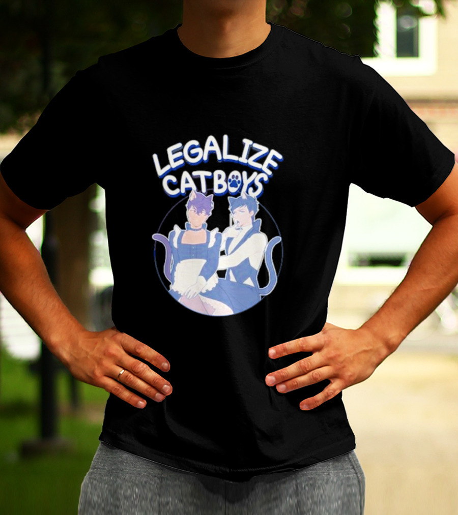 Legalize Catboys Dan And Phil-Inspired Fandom Concept T-Shirt