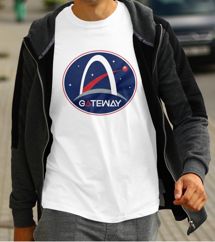 Gateway Program NASA Inspired St. Louis Arch T-Shirt