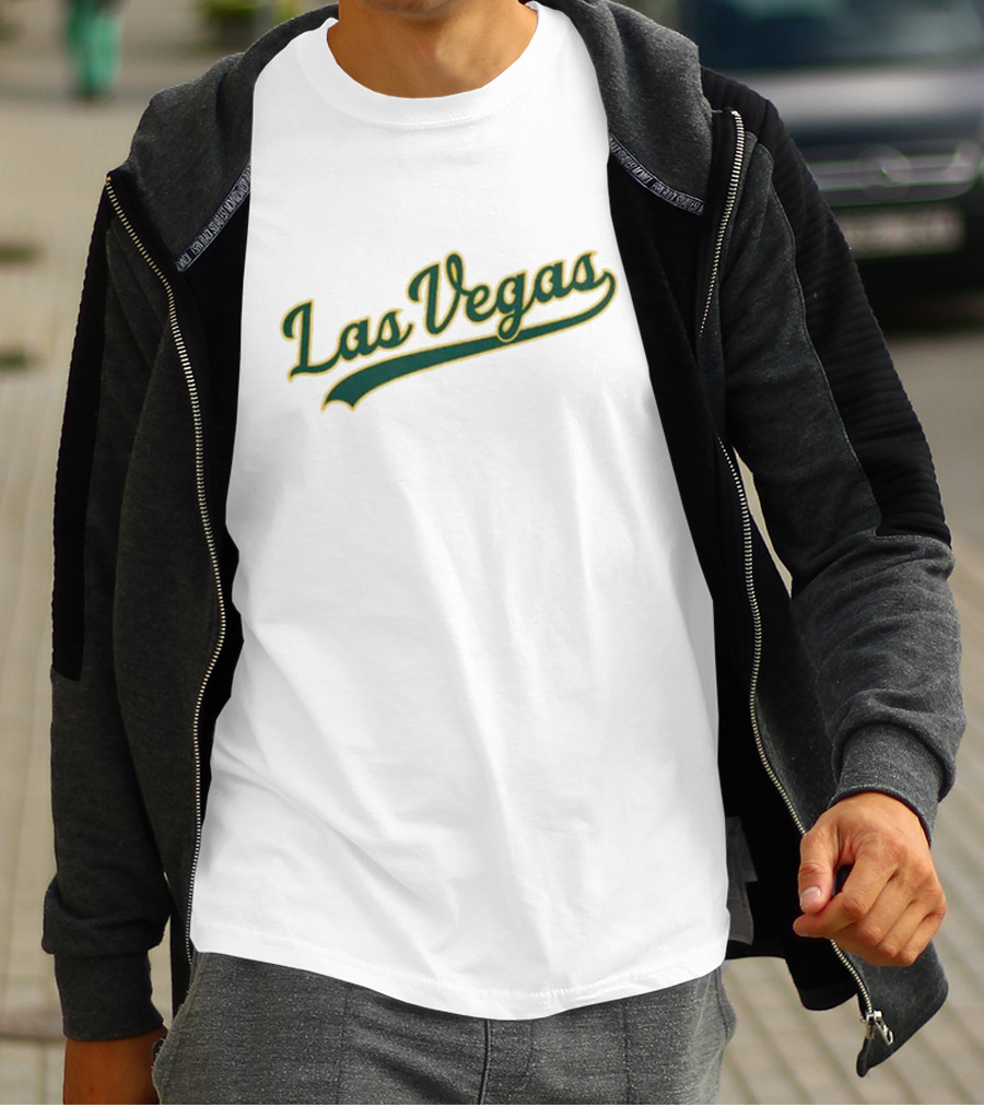 Las Vegas Baseball Script T-Shirt