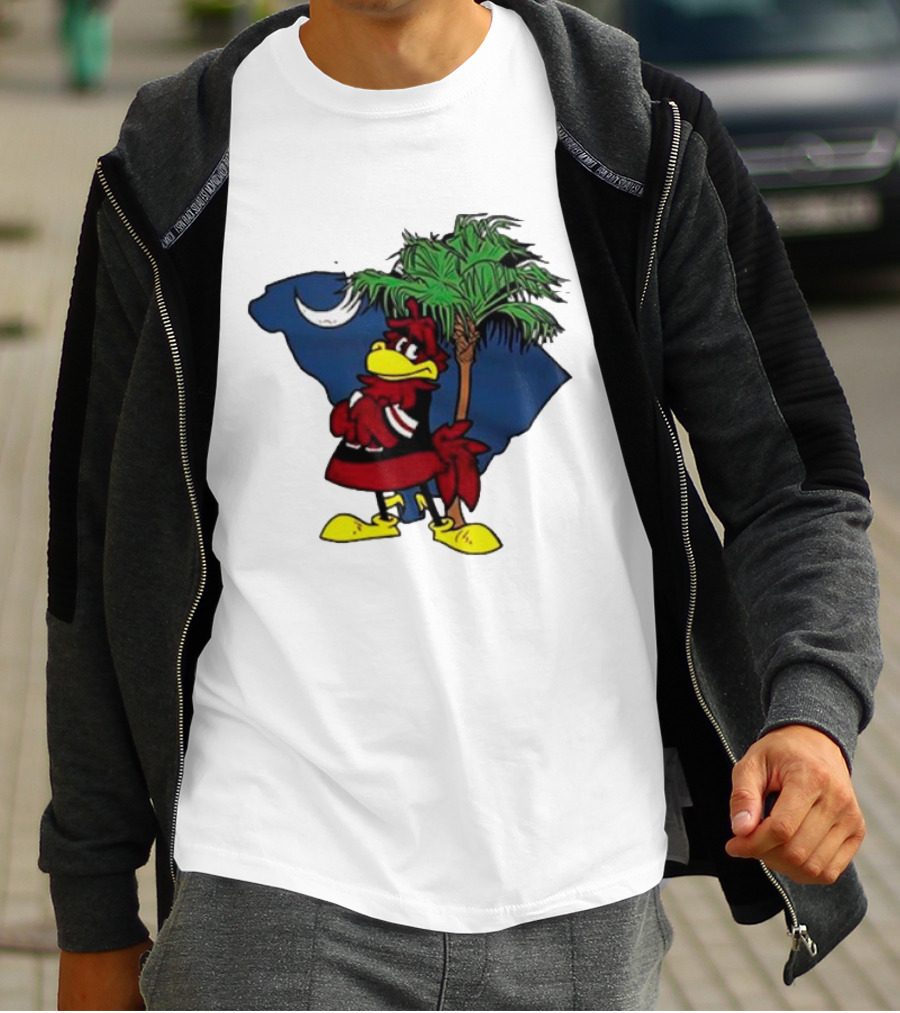 South Carolina Gamecocks Palmetto Moon Mascot T-Shirt
