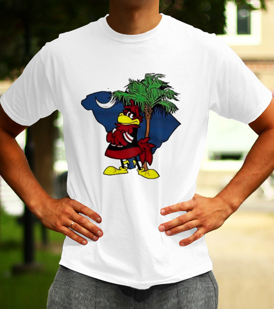 South Carolina Gamecocks Palmetto Moon Mascot T-Shirt
