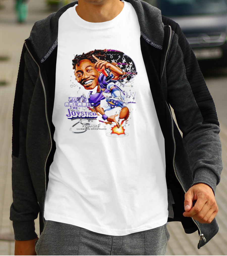 Zay’s Arcade The Joystick Zay Flowers Rookie Season Collaborator T-Shirt