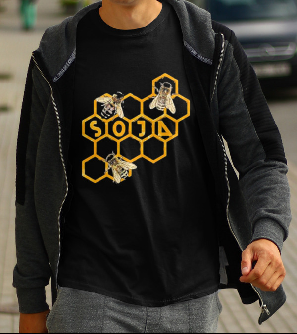 SOJA Bee Honeycomb T-Shirt