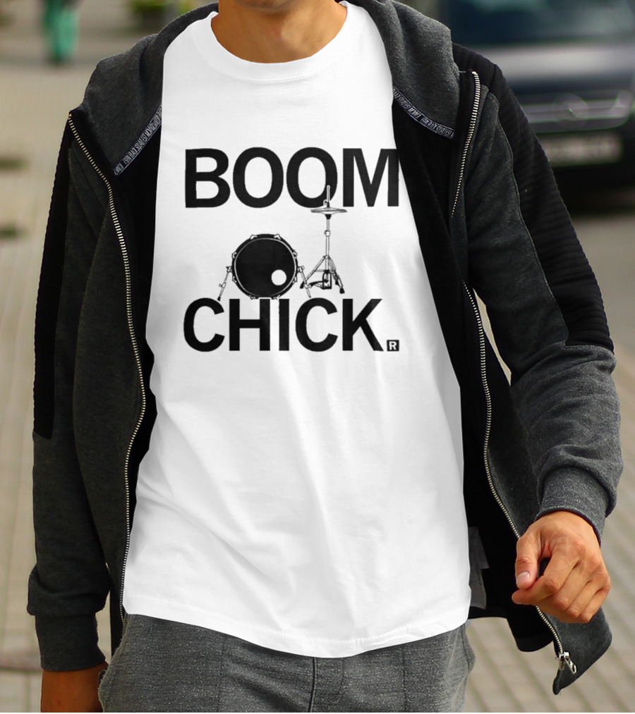 Boom Chick Drums Band Music T-Shirt