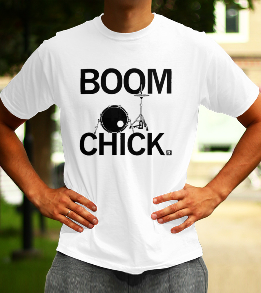 Boom Chick Drums Band Music T-Shirt