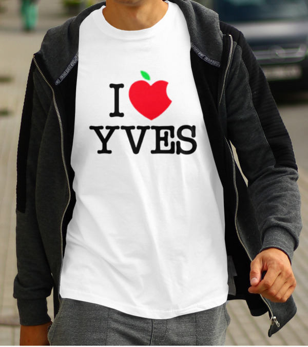 I Heart Apple Yves Red Apple T-Shirt