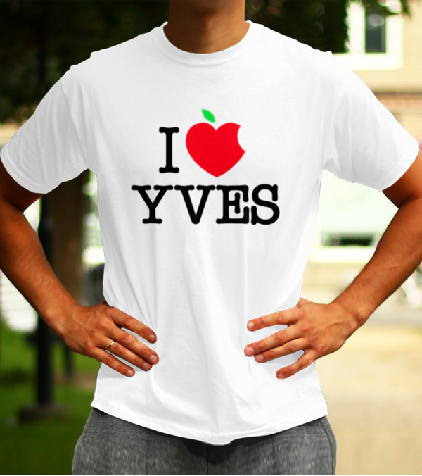 I Heart Apple Yves Red Apple T-Shirt