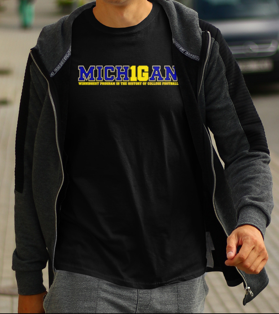 MICH1GAN Winningest Program In The History Of College Football T-Shirt