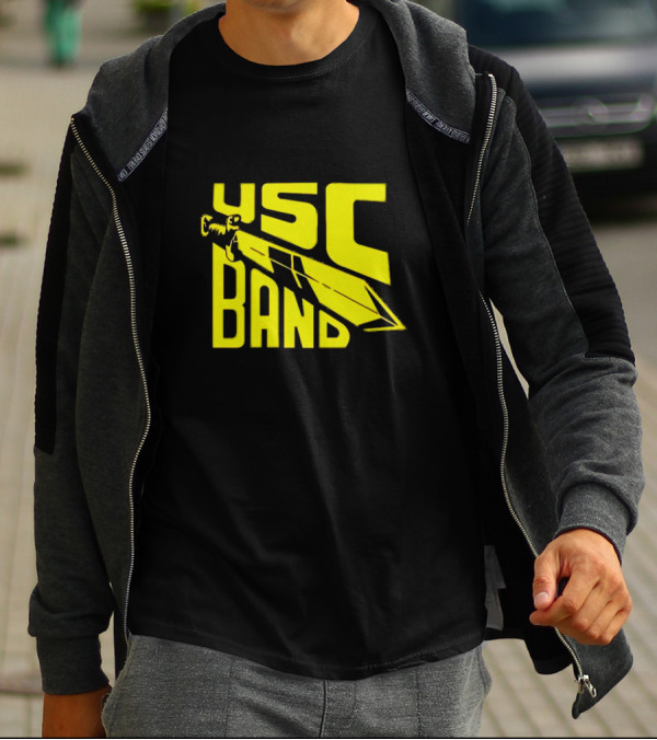 USC Band Trojans Marching Russell Athletic Sword T-Shirt