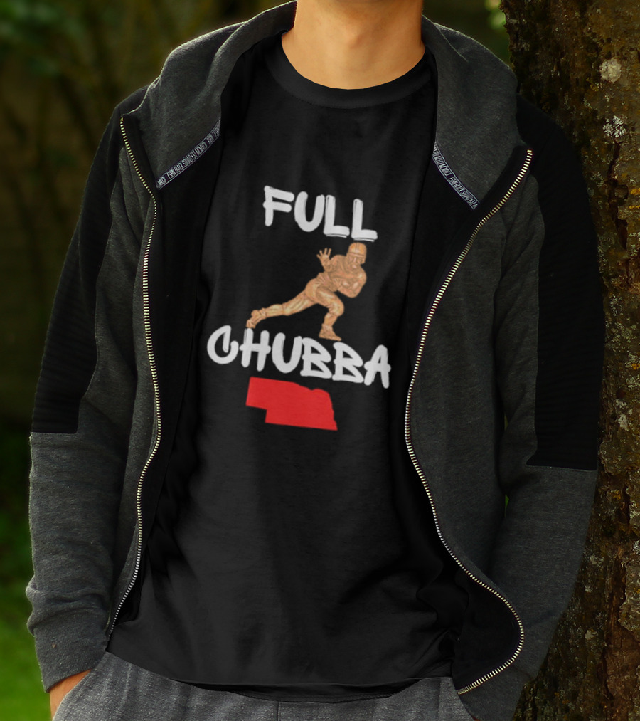 Full Chubba Nebraska Football Running T-Shirt