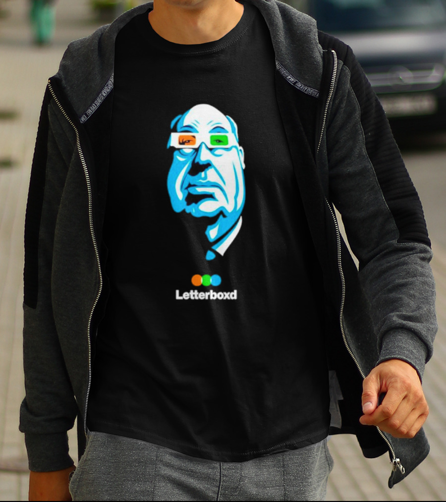 Hitch Portrait Pop Art Letterboxd T-Shirt