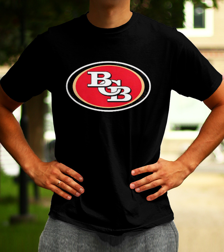 San Francisco 49ers BCB Initials Red Oval T-Shirt