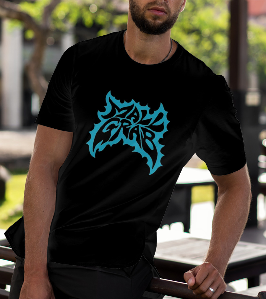Mall Grab Psychedelic Blue Flame T-Shirt