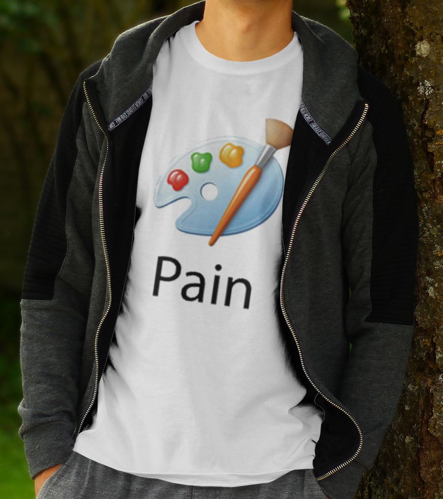 Pain Microsoft Paint Palette Brush T-Shirt