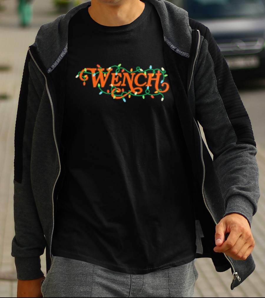 Wench Christmas Lights Festive T-Shirt