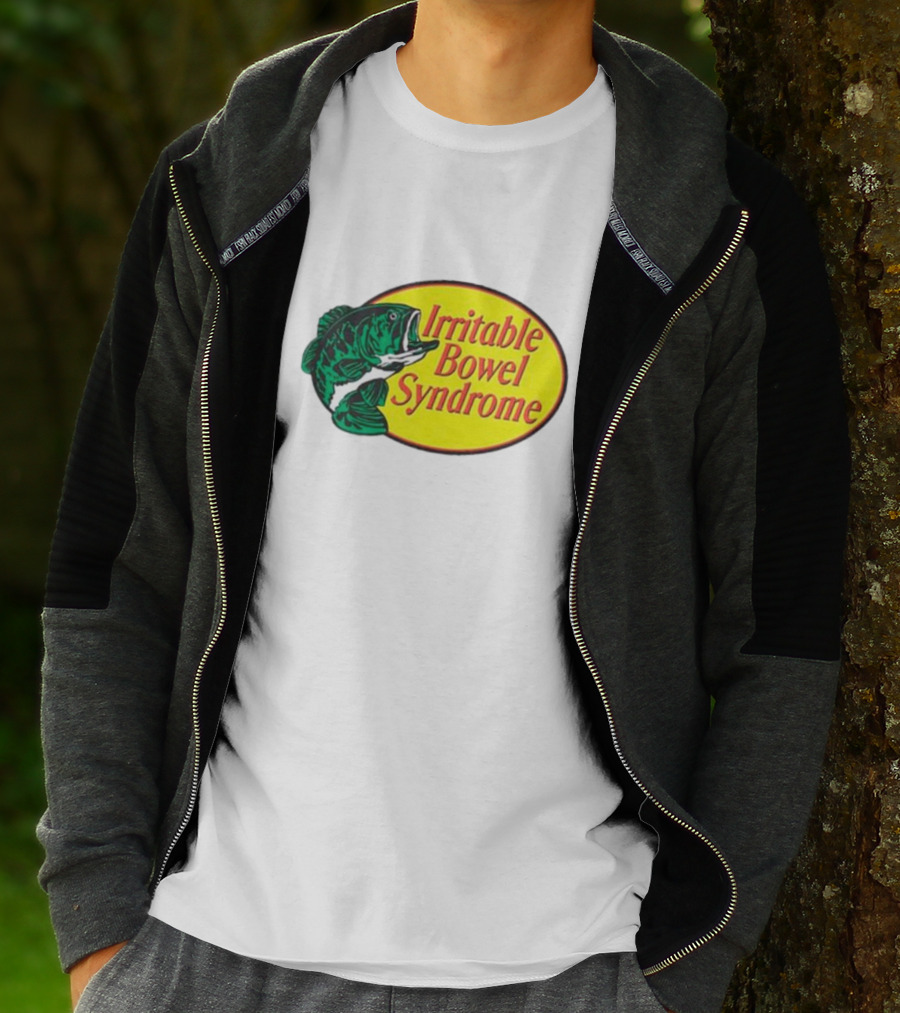 Irritable Bowel Syndrome Bass Fish T-Shirt