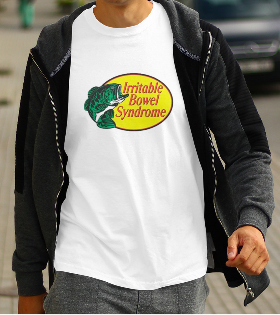 Irritable Bowel Syndrome Bass Fish T-Shirt