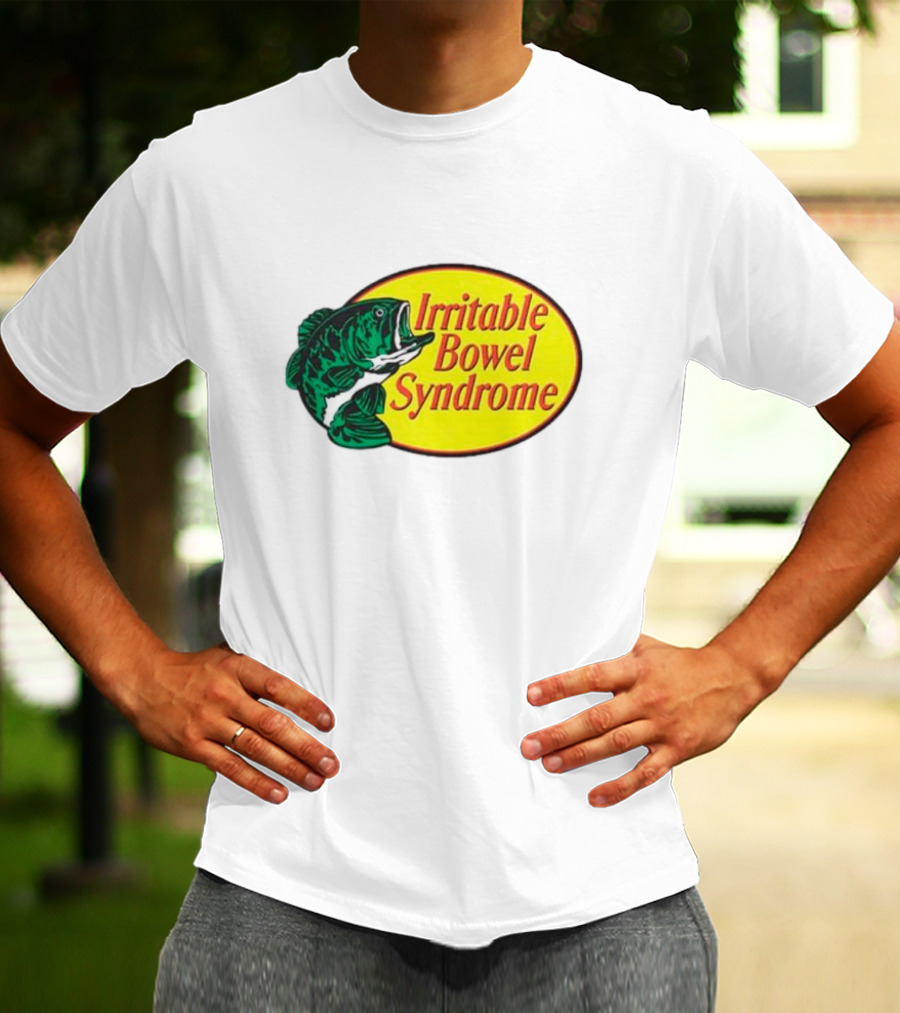 Irritable Bowel Syndrome Bass Fish T-Shirt