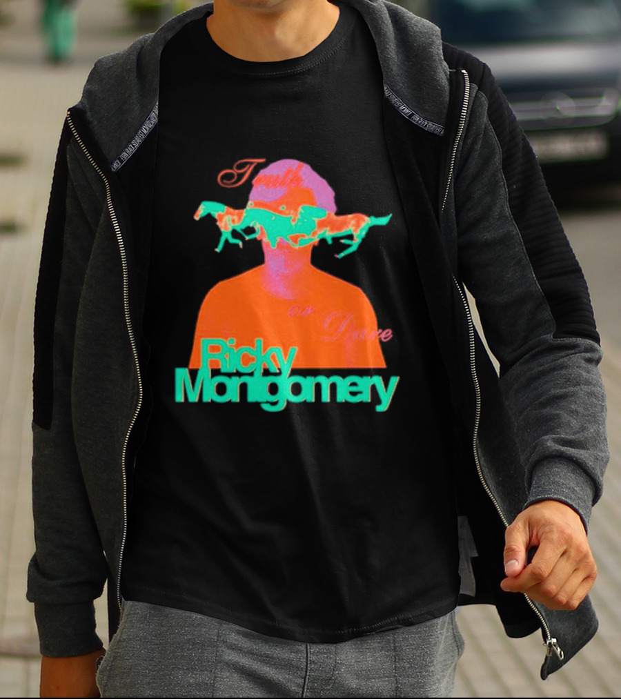 Ricky Montgomery Truth Or Dare Vibrant Horse Overlay T-Shirt