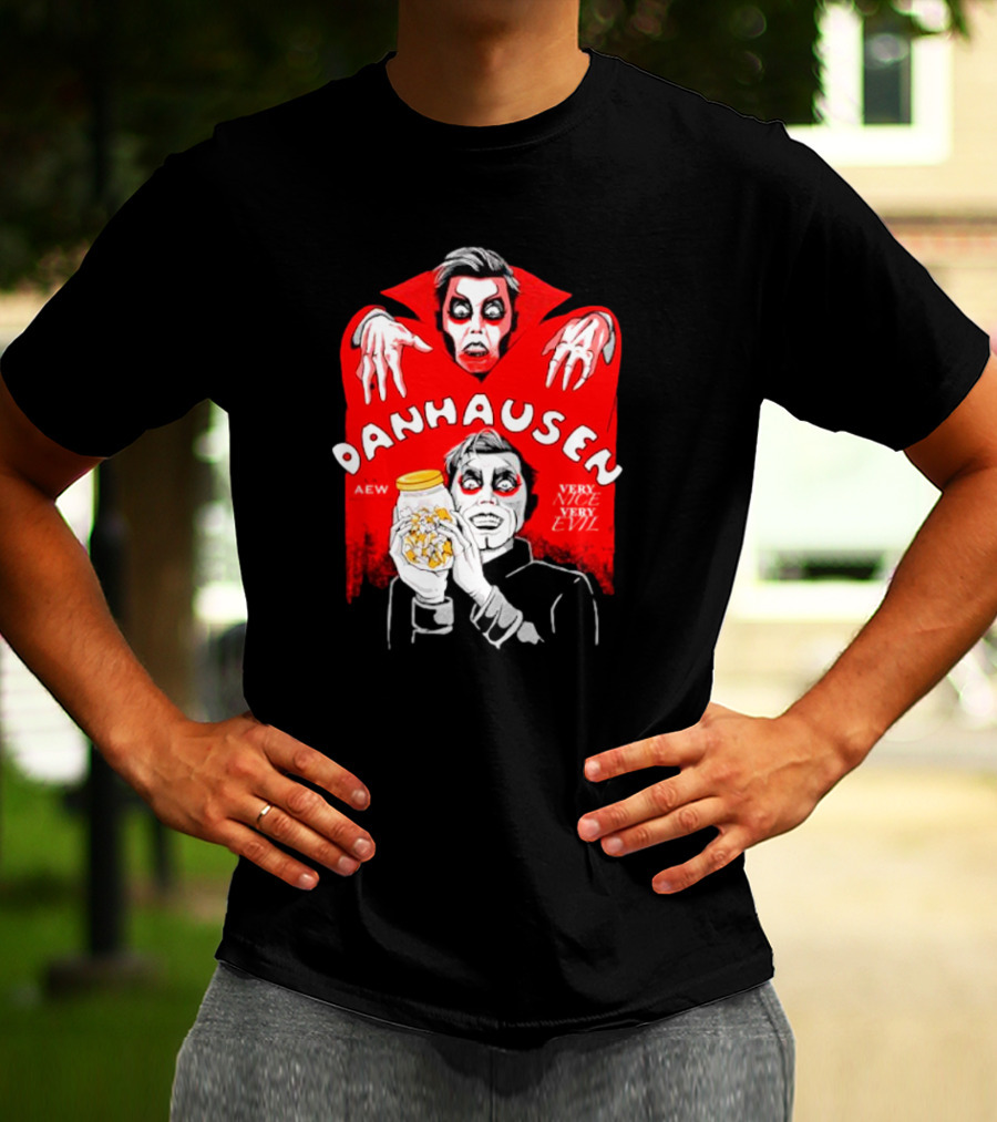 AEW Danhausen Very Nice Very Evil Faust T-Shirt