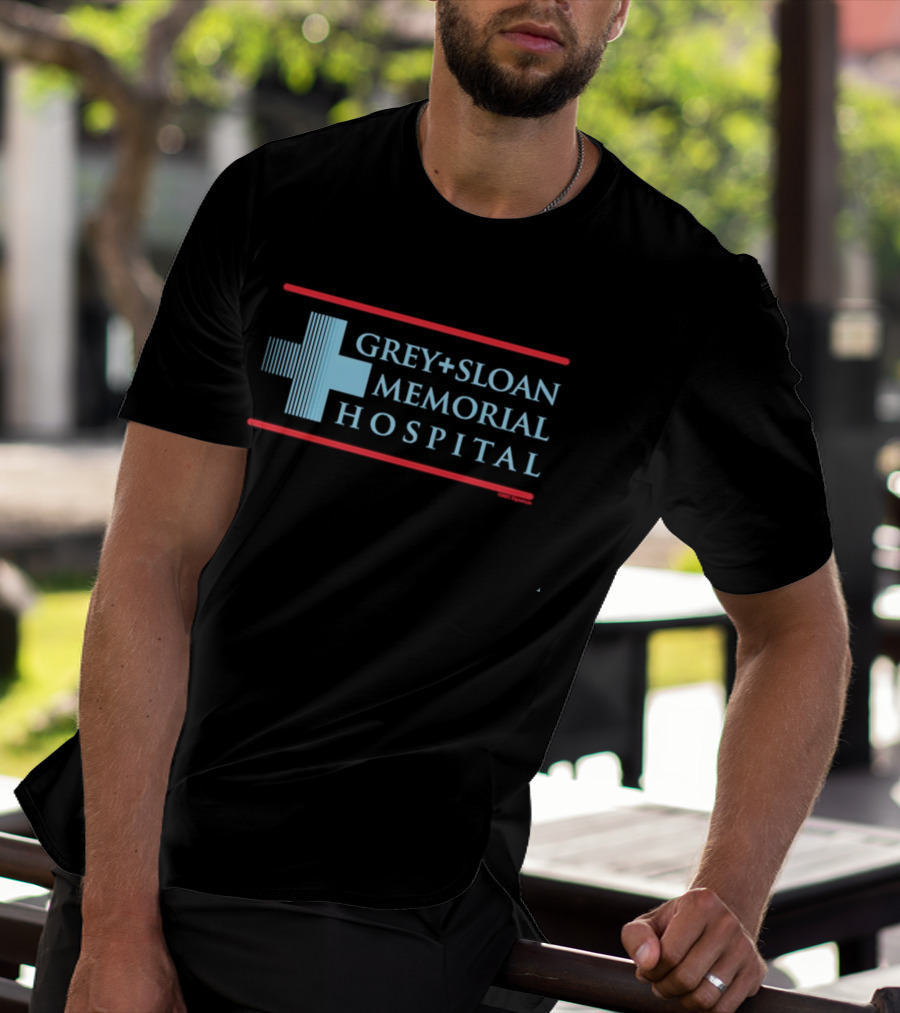 Grey + Sloan Memorial Hospital Logo Grey's Anatomy Fan Merchandise T-Shirt