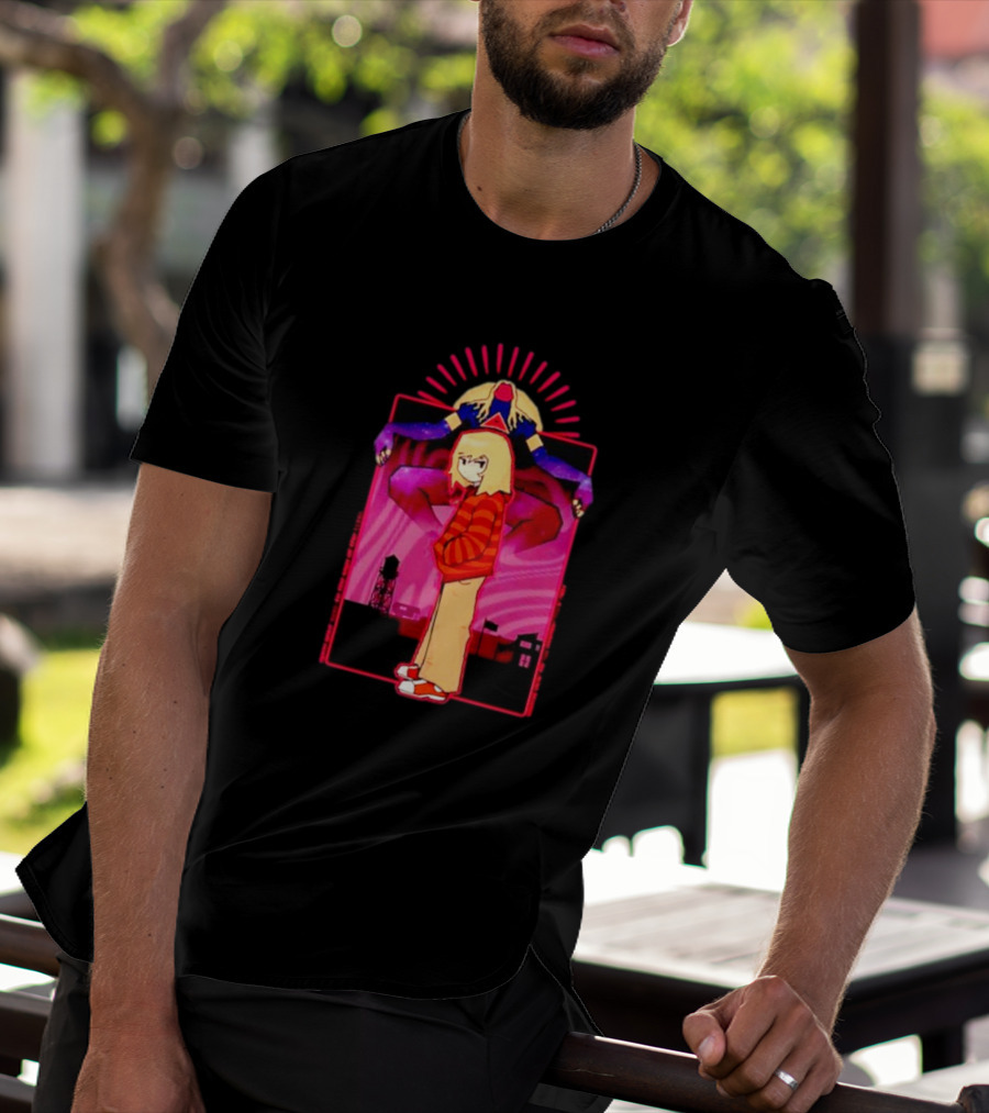 Rory Soul Survivor Animation Character With Oversized Hoodie And Cosmic Creature T-Shirt