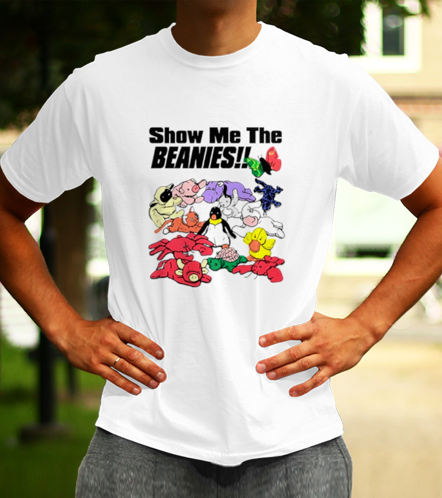 Show Me The Beanies Colorful Toy Collection T-Shirt