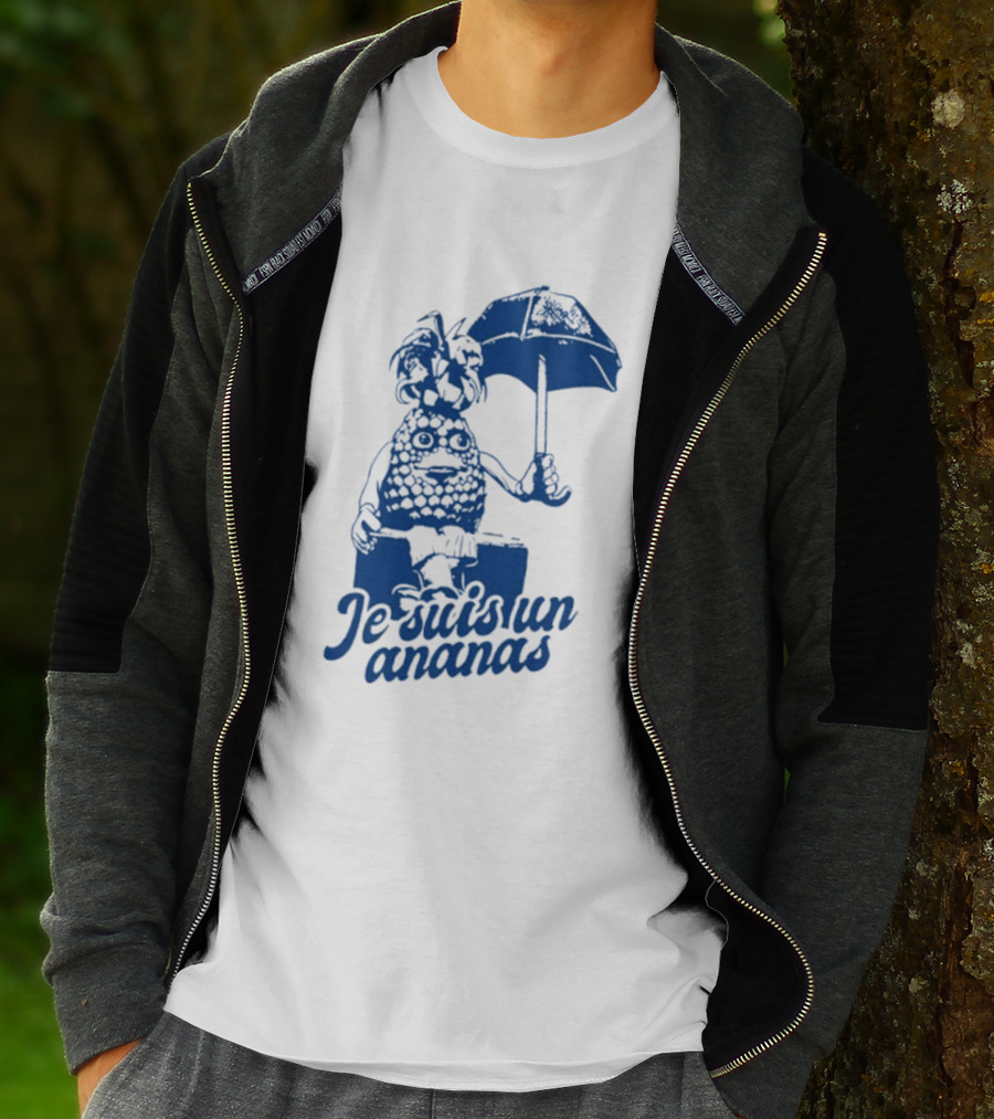 Je Suis Un Ananas Avec Parapluie Et Personnage Humoristique T-Shirt