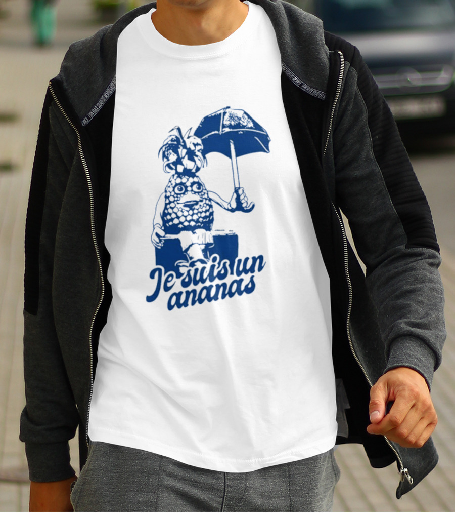 Je Suis Un Ananas Avec Parapluie Et Personnage Humoristique T-Shirt