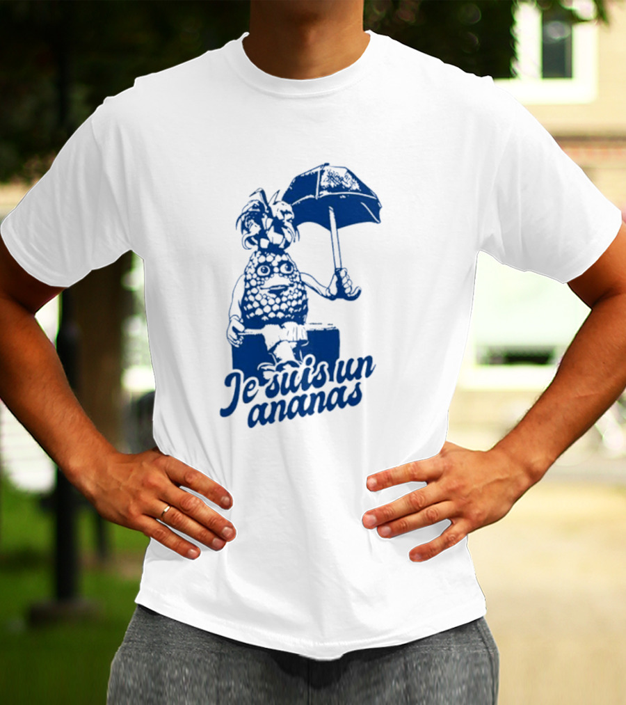 Je Suis Un Ananas Avec Parapluie Et Personnage Humoristique T-Shirt