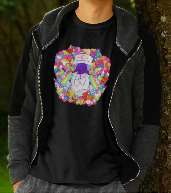 Overwhelming Sweet Colorful Candy Explosion T-Shirt