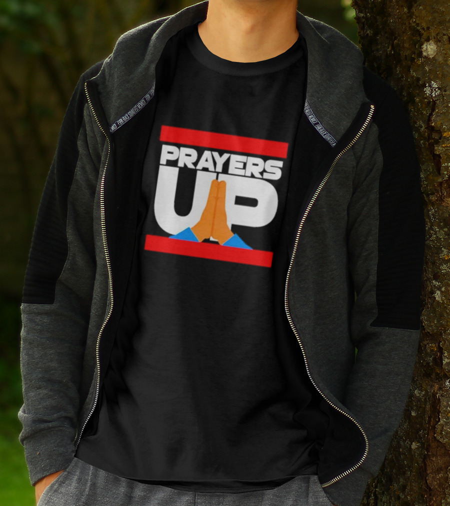 Prayers Up Hands Together T-Shirt