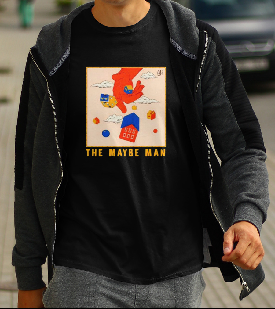 The Maybe Man Floating Houses And Clouds AJR T-Shirt