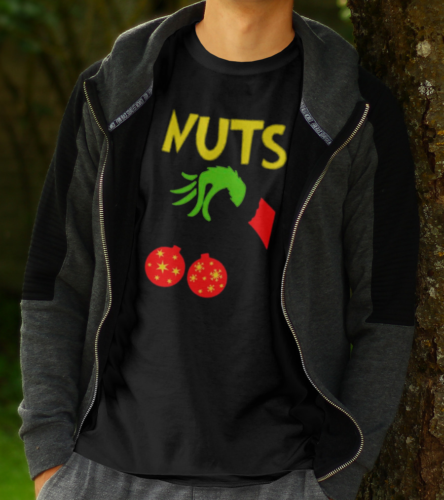Nuts Grinch Christmas Couples Baby T-Shirt