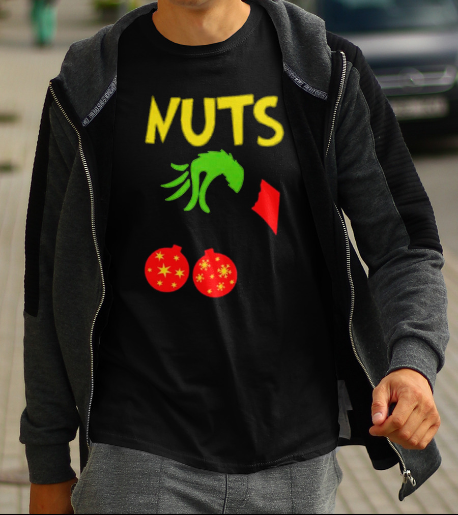 Nuts Grinch Christmas Couples Baby T-Shirt