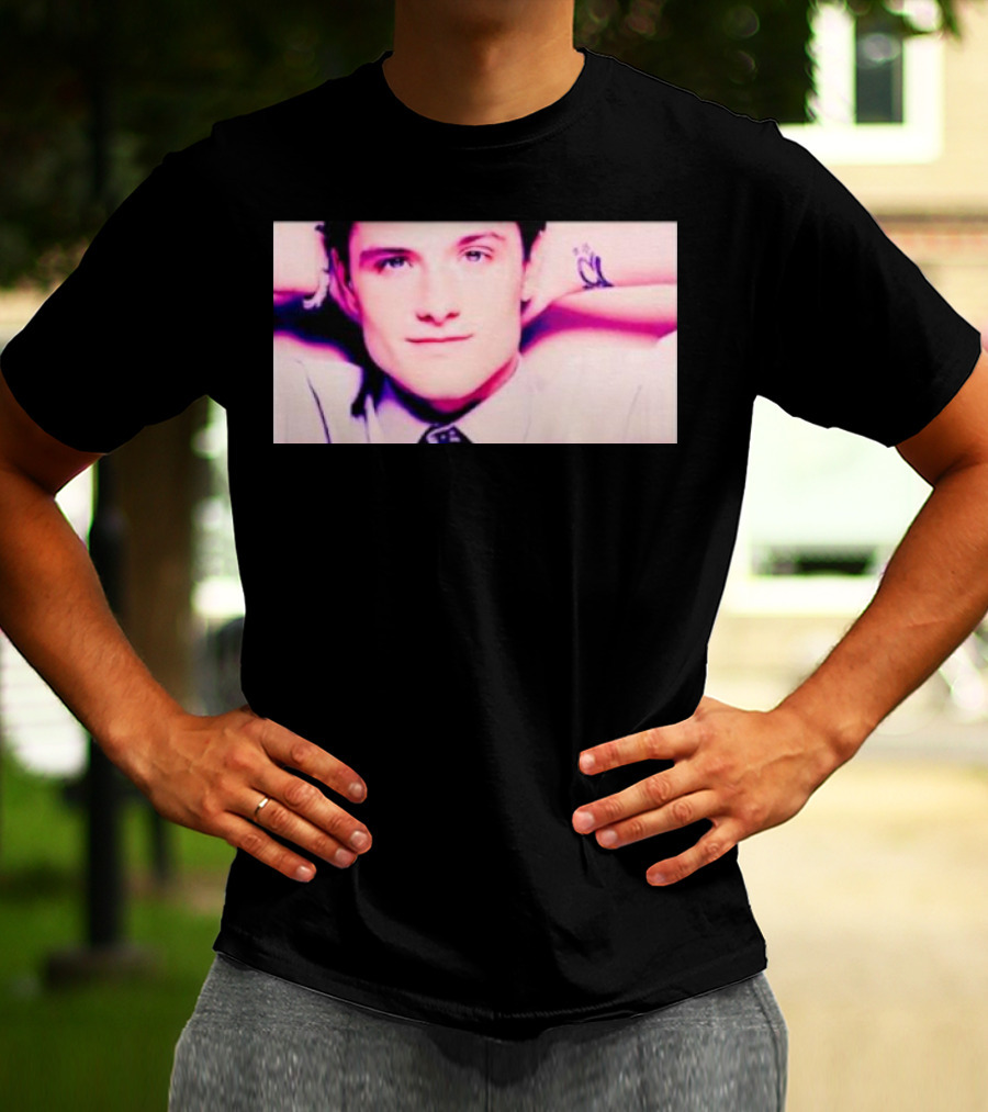Josh Hutcherson Whistle Iconic Pose T-Shirt