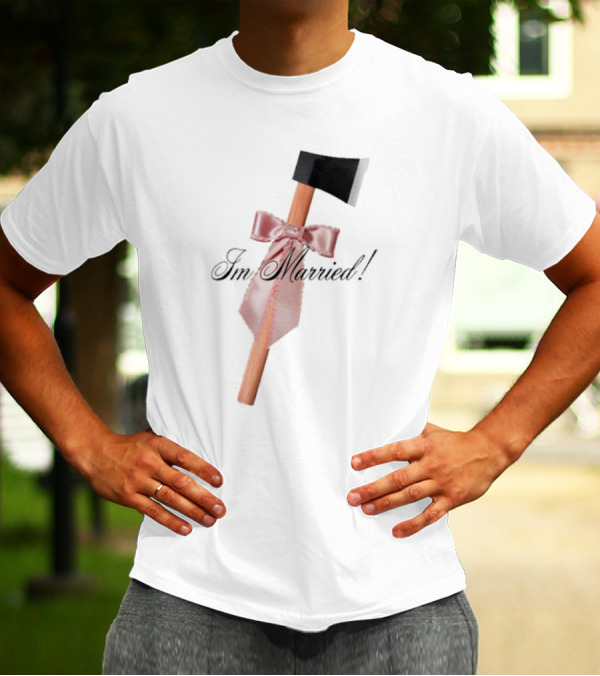 I'm Married Hack Axe With Bow And Tie T-Shirt