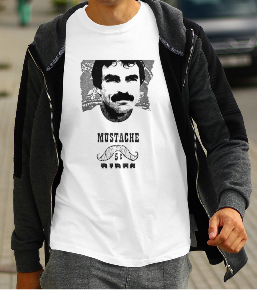 Mustache Rides 5 Cents Tom Selleck T-Shirt