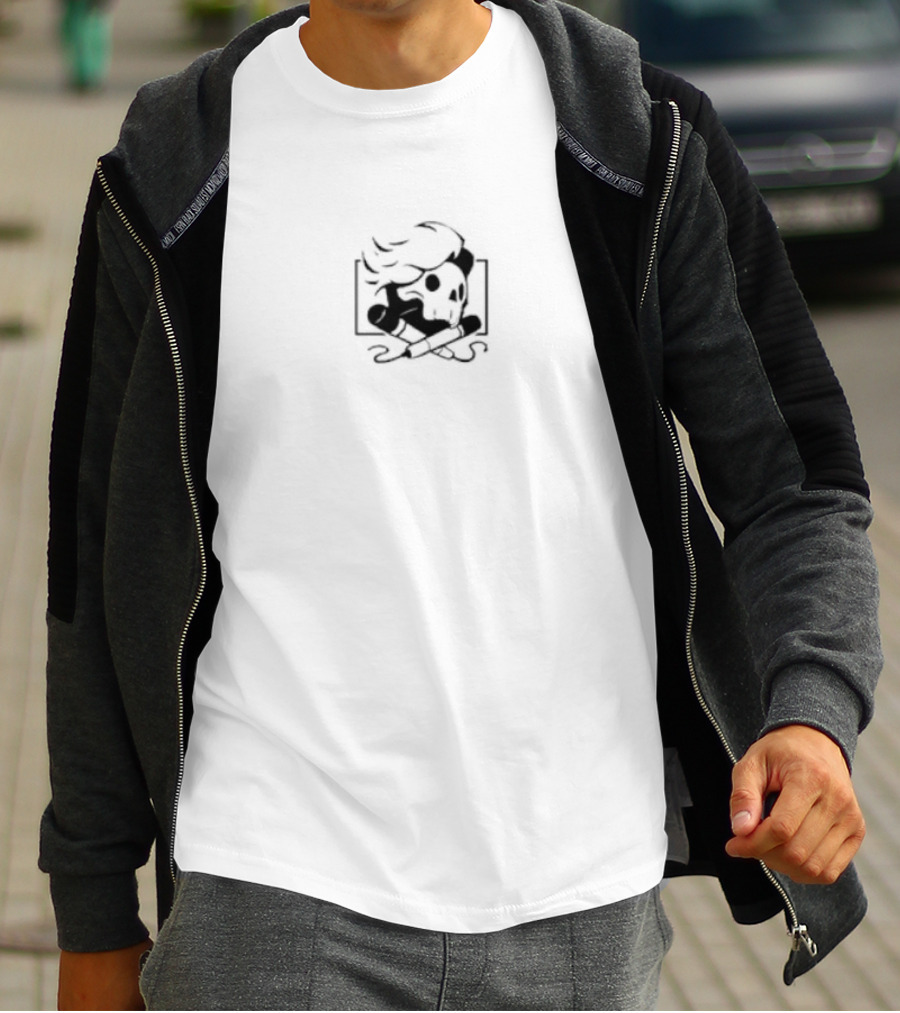 Rustage Iconic Skull And Crossbones T-Shirt