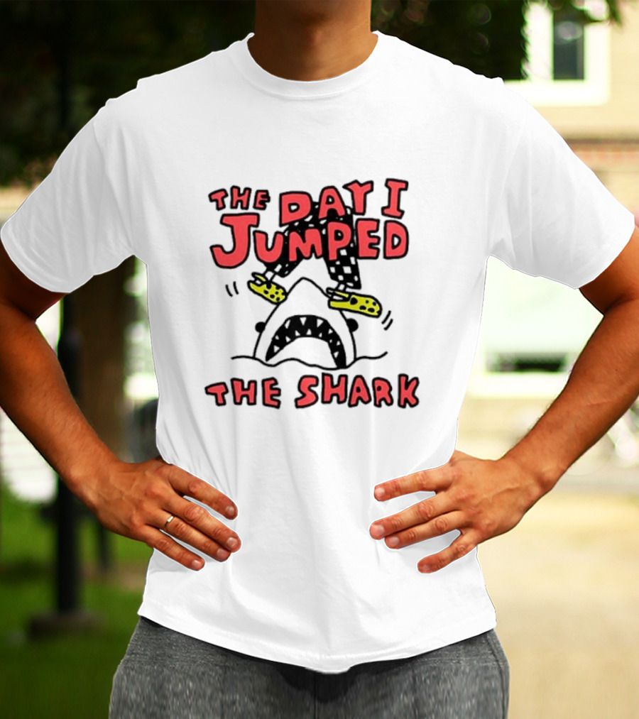 The Day I Jumped The Shark With Diving Fins T-Shirt