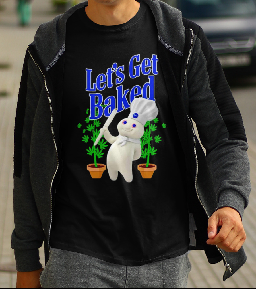 Let's Get Baked Weed Chef Doughboy T-Shirt