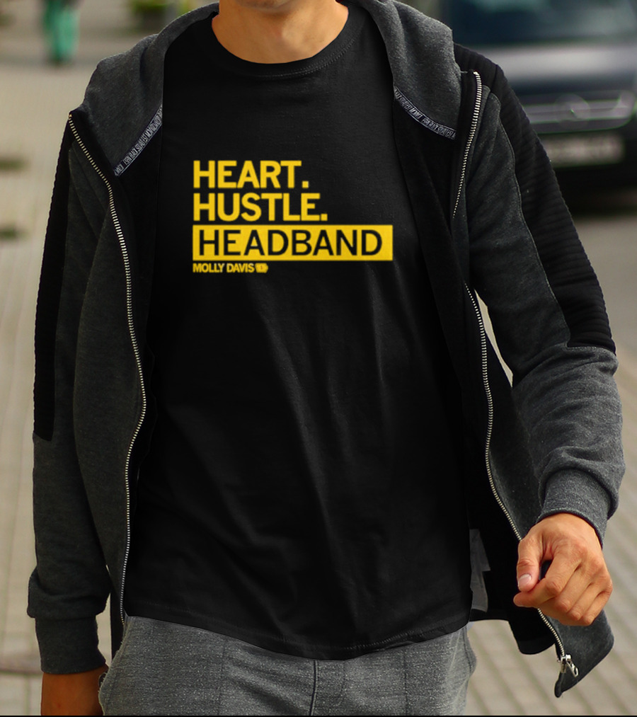 HEART HUSTLE HEADBAND MOLLY DAVIS T-Shirt