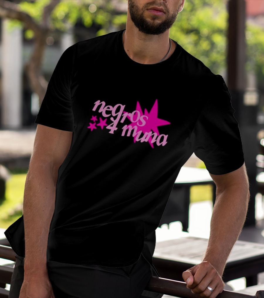 Negros 4 Muna Pink Stars T-Shirt