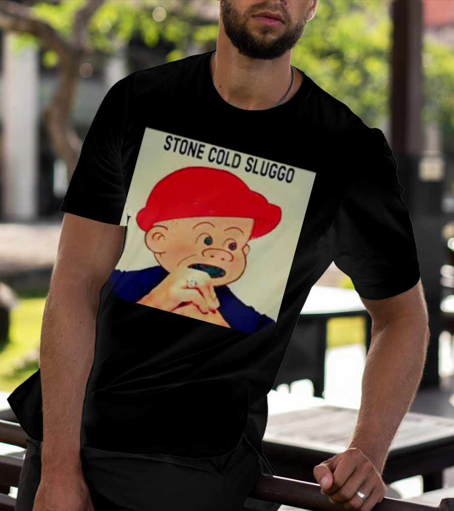 STONE COLD SLUGGO RED HAT CHARACTER HAND GESTURE T-Shirt