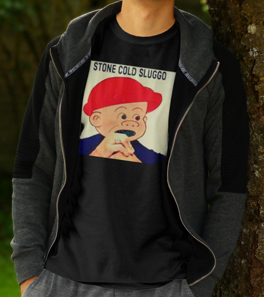 STONE COLD SLUGGO RED HAT CHARACTER HAND GESTURE T-Shirt