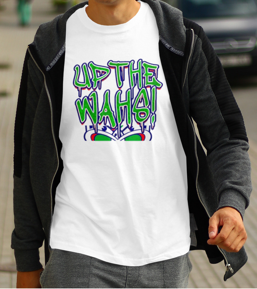 Up The Wahs NZ Warriors Rugby League Fan Supporter's T-Shirt