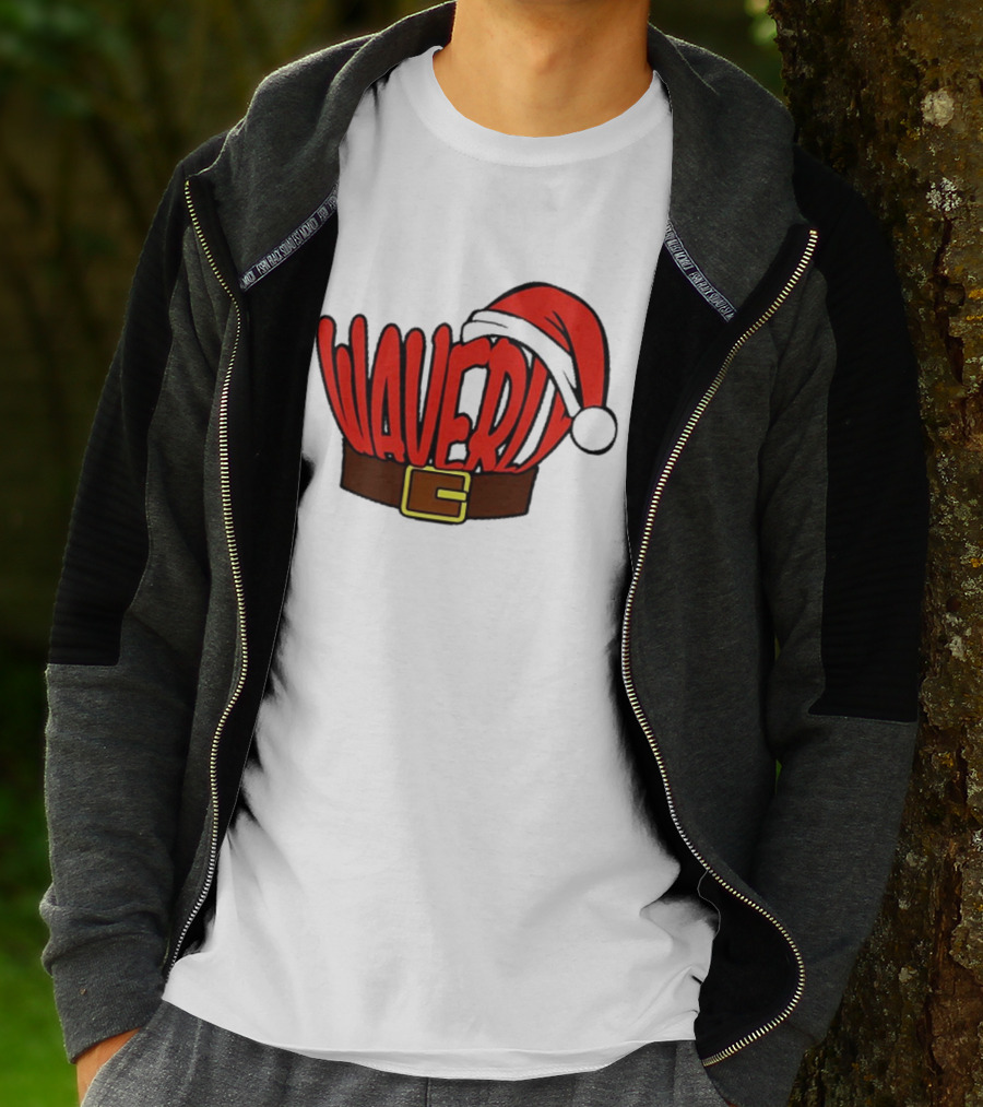 Waverly Christmas Santa Hat With Belt T-Shirt