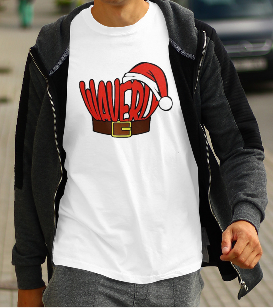 Waverly Christmas Santa Hat With Belt T-Shirt