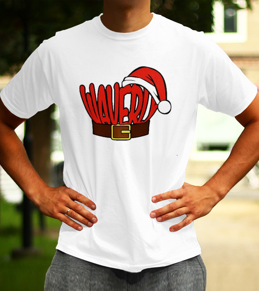 Waverly Christmas Santa Hat With Belt T-Shirt